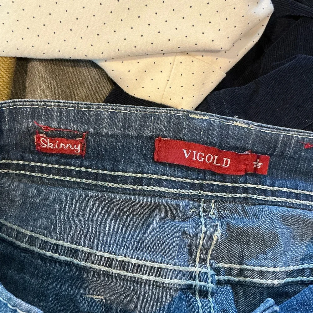 🌹 Vigold Skinny Blue Denim Jeans - 0/25 - Picture 7 of 8